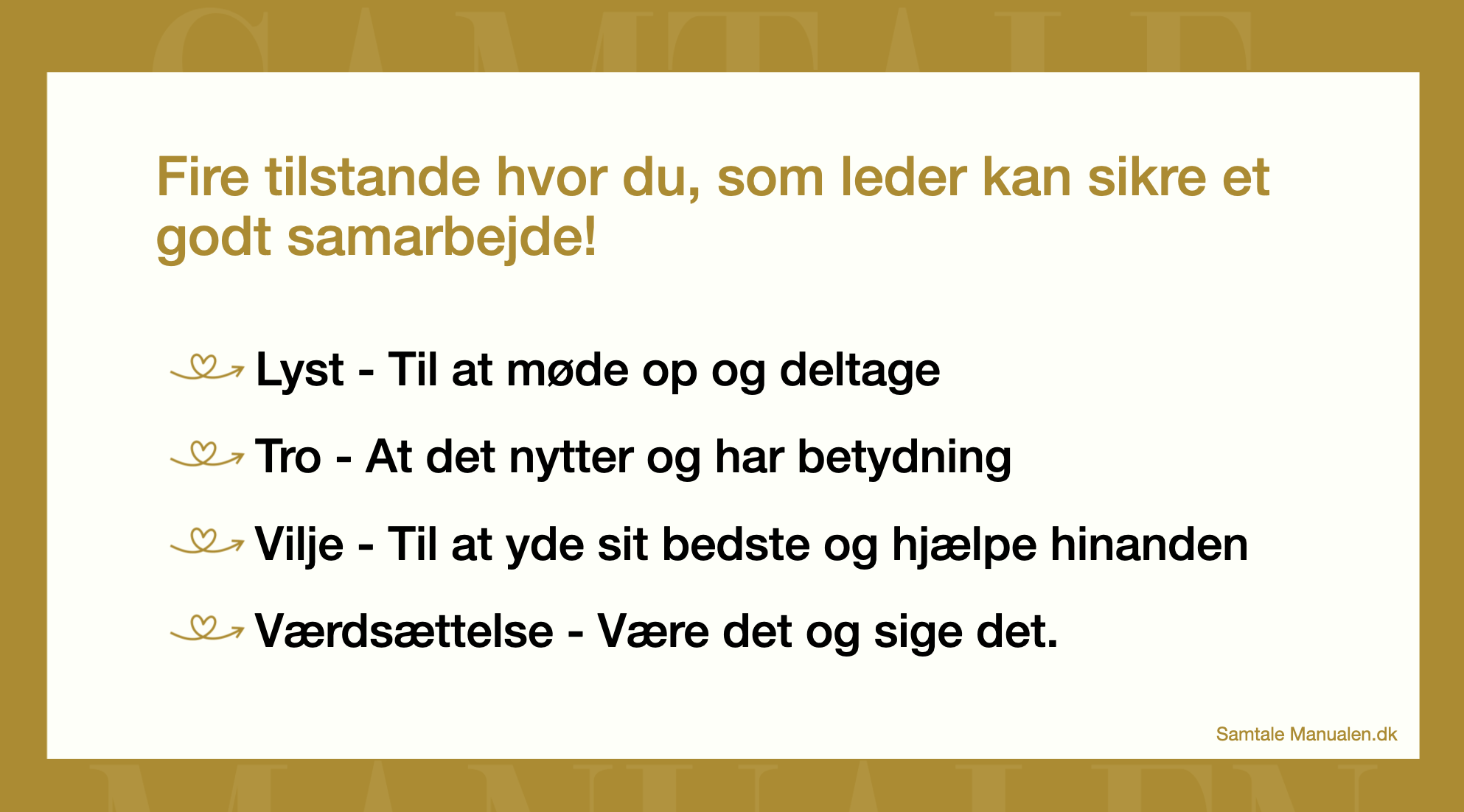 Fire tilstand