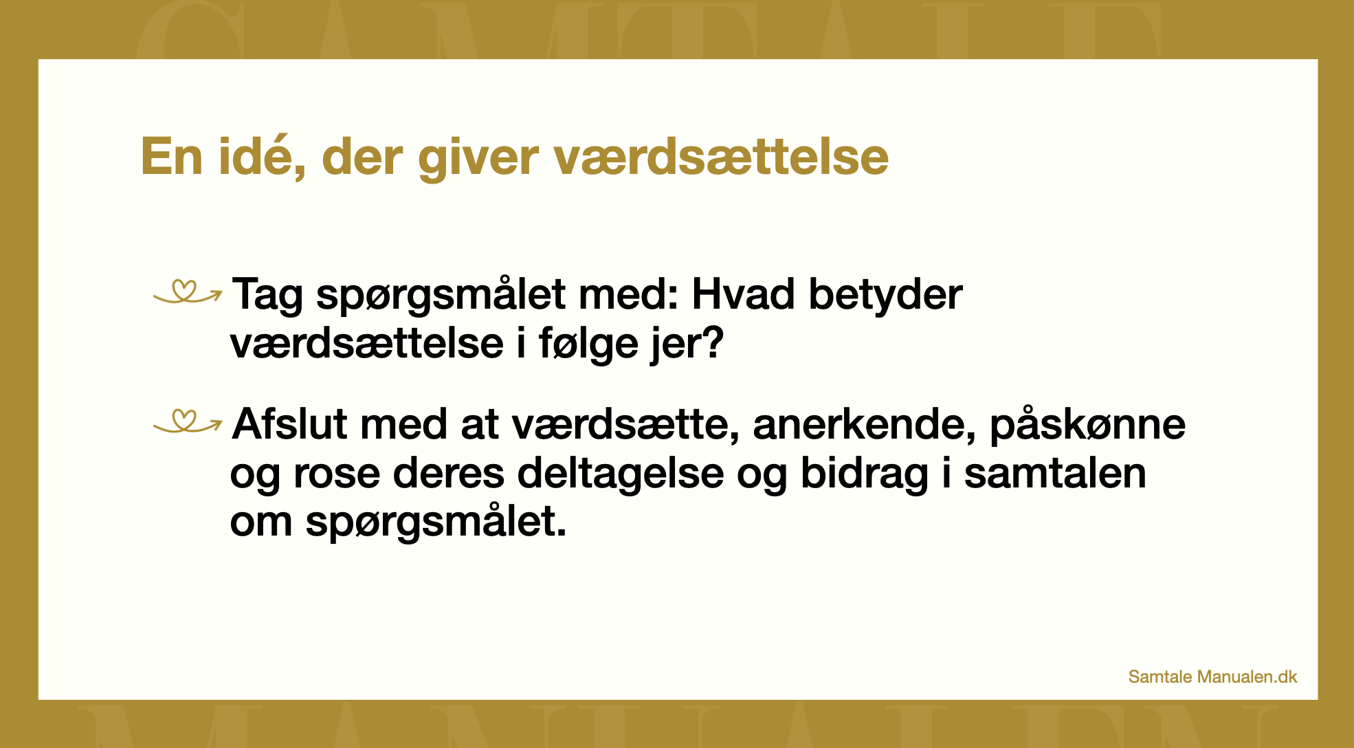 Ide værdsættelse