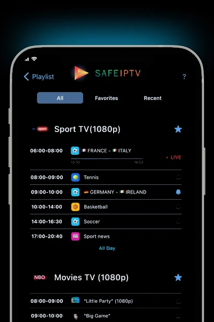 Bästa IPTV appen heter Safe IPTV Player