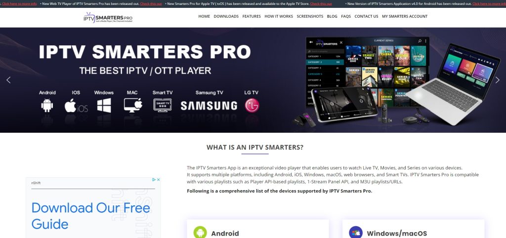 IPTV SMarters PRO