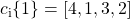 c_\mathrm{i}\{1\}=[4,1,3,2]