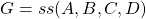 G=ss(A,B,C,D)