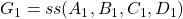 G_1=ss(A_1,B_1,C_1,D_1)