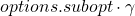 options.subopt\cdot\gamma