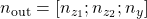 n_\mathrm{out}=[n_{z_1};n_{z_2};n_y]