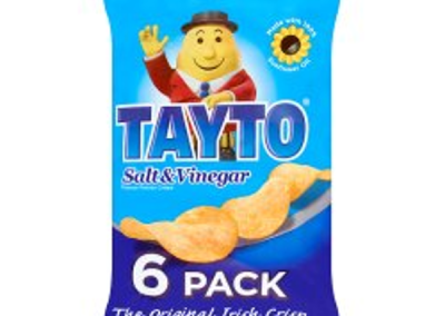 Tayto Salt and Vinegar 6 pack