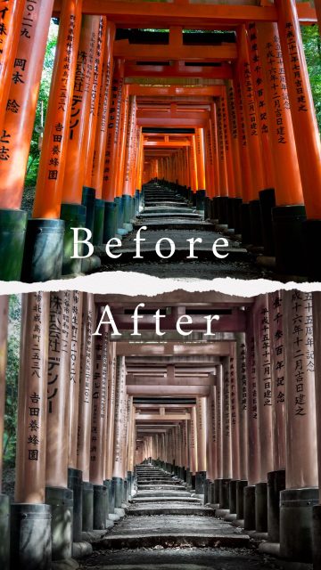 Before & After : Japan - Tokyo