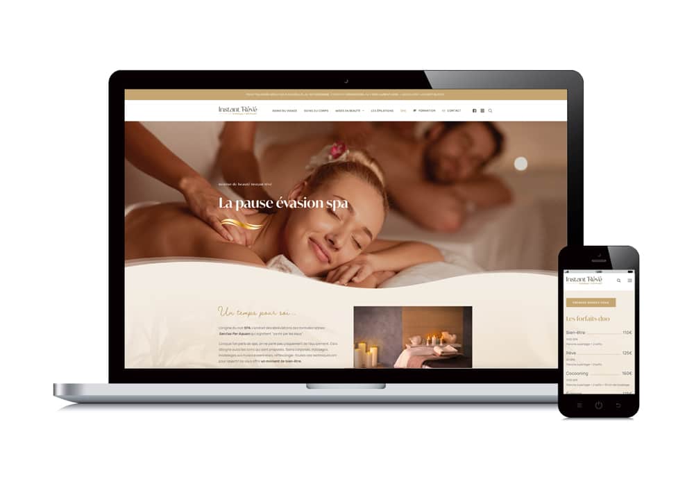 site internet institut de beauté