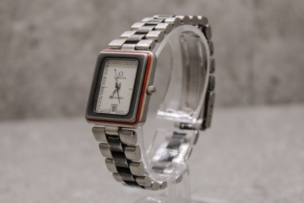 Omega Seamaster rare square white dial - vintage - Image 3