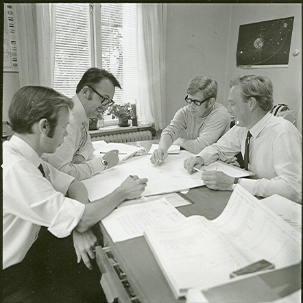 Lasse Cardeberg, jag, Kurt Karlsson och Lennart Svensson