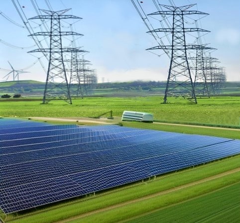 Large solar farm Harnessing Rooftop Solar Energy