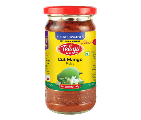 Cut Mango Pickle (without Garlic) 300g