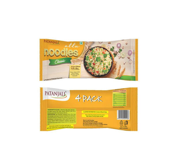 Patanjali Atta Noodles 4 Pack