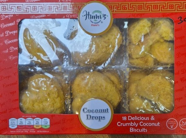 Humus  Coconut Drops 18 pcs