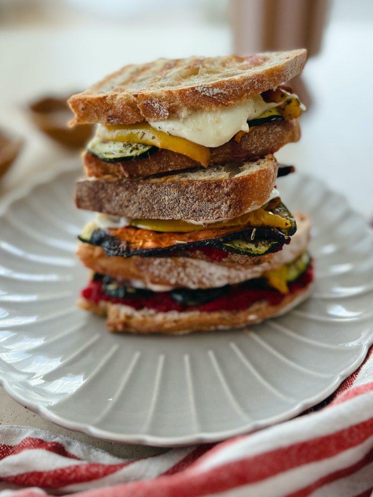 Mediterranes Sandwich mit gegrilltem Gemüse [histaminarm] – issruhig.de