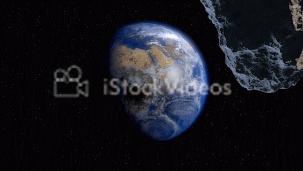 Meteorite heading towards Earth