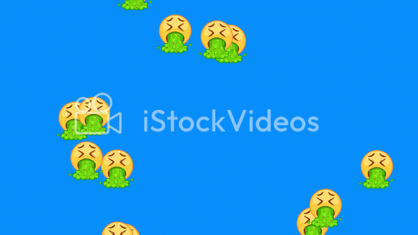 Emoji Puking in 4K
