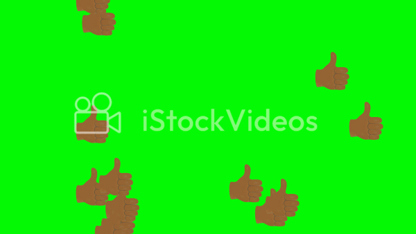 Emoji Brown Thumbs Up in 4K