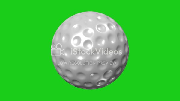 Golfball rotating in 4K