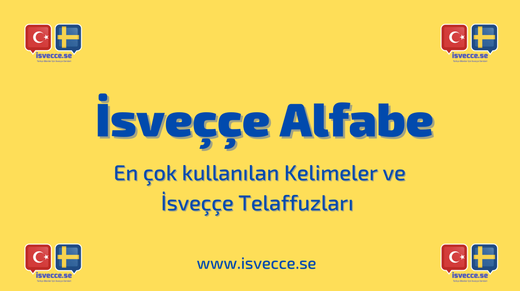 isveççe alfabe