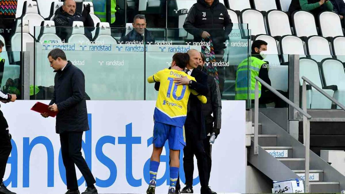 Allegri “Dybala? In linea con la società, con l’Inter gioca”