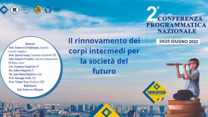 Confintesa, a Roma dibattito sul rinnovamento dei corpi intermedi
