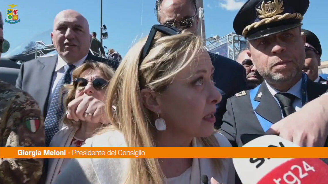 Meloni “La patria non esiste senza i valori”