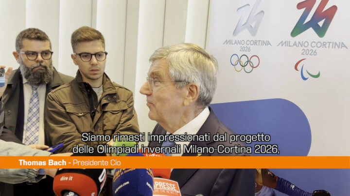 Milano-Cortina, Bach “Impressionati dal progetto”