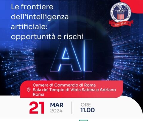Le frontiere dell’intelligenza artificiale, a Roma un convegno di AmCham Italy