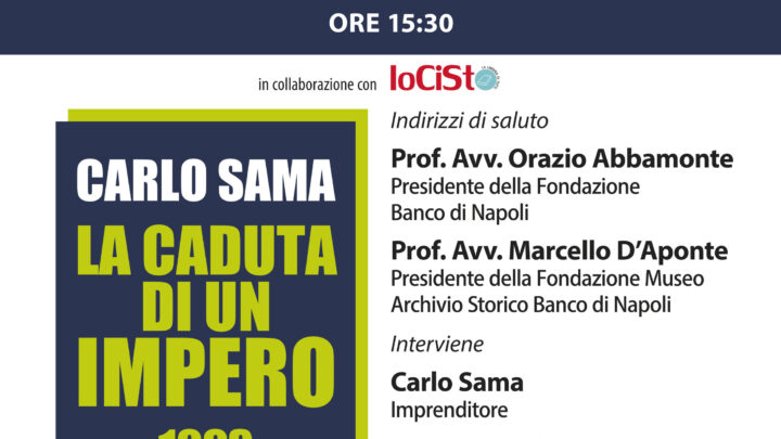 «La caduta di un impero» Carlo Sama in Fondazione Banco Napoli con il libro sulla fine della Montedison