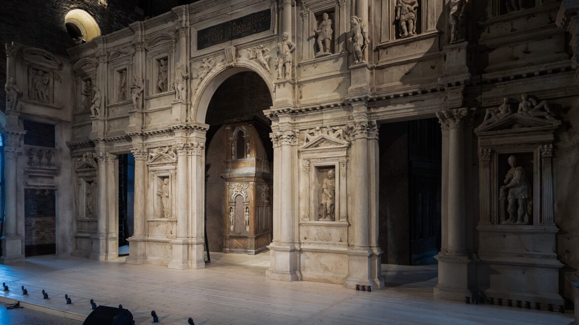 Con Olimpichetto la Basilica Palladiana di Vicenza torna palcoscenico per le scenografie del 1948