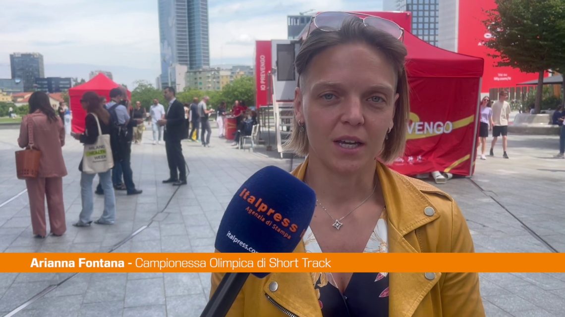 Milano Health Week, Arianna Fontana “Utile, avvicina a sport e prevenzione”