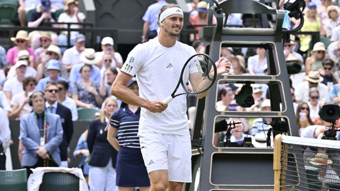 Zverev piega Fery e vola in finale a Wimbledon
