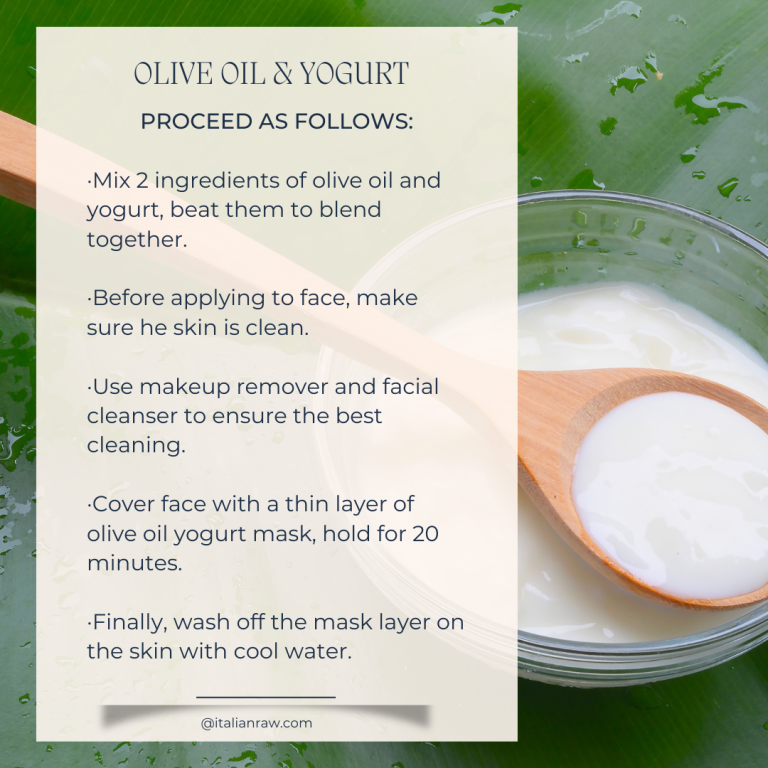 OLIVE OIL YOGURT AND FACE MASK