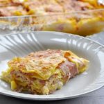 LASAGNE WITH HAM AND MOZZARELLA