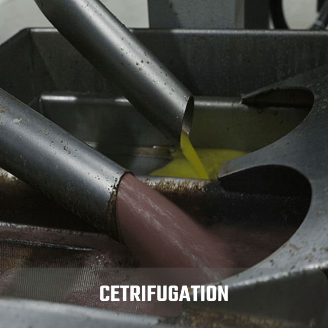 CENTRIFUGATION OF OLIVE OIL