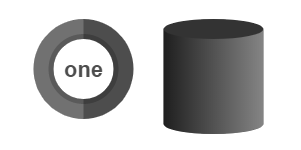 one