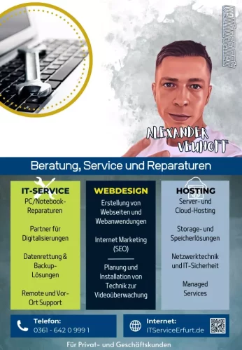 IT Service für Erfurt und Thüringen mit Computer reparaturen