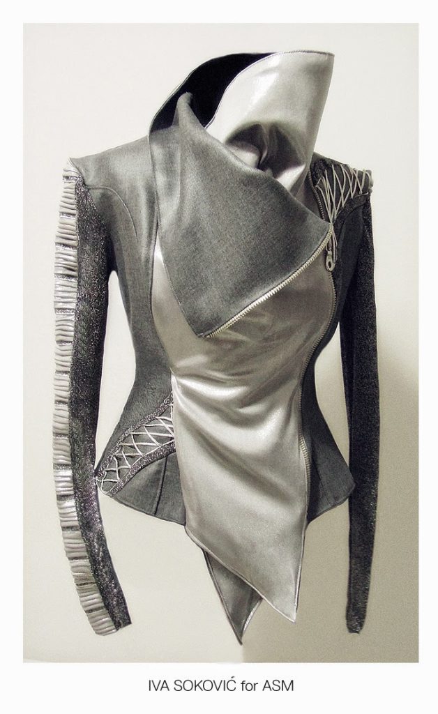 Silver jacket designed for Sladjana Milošević