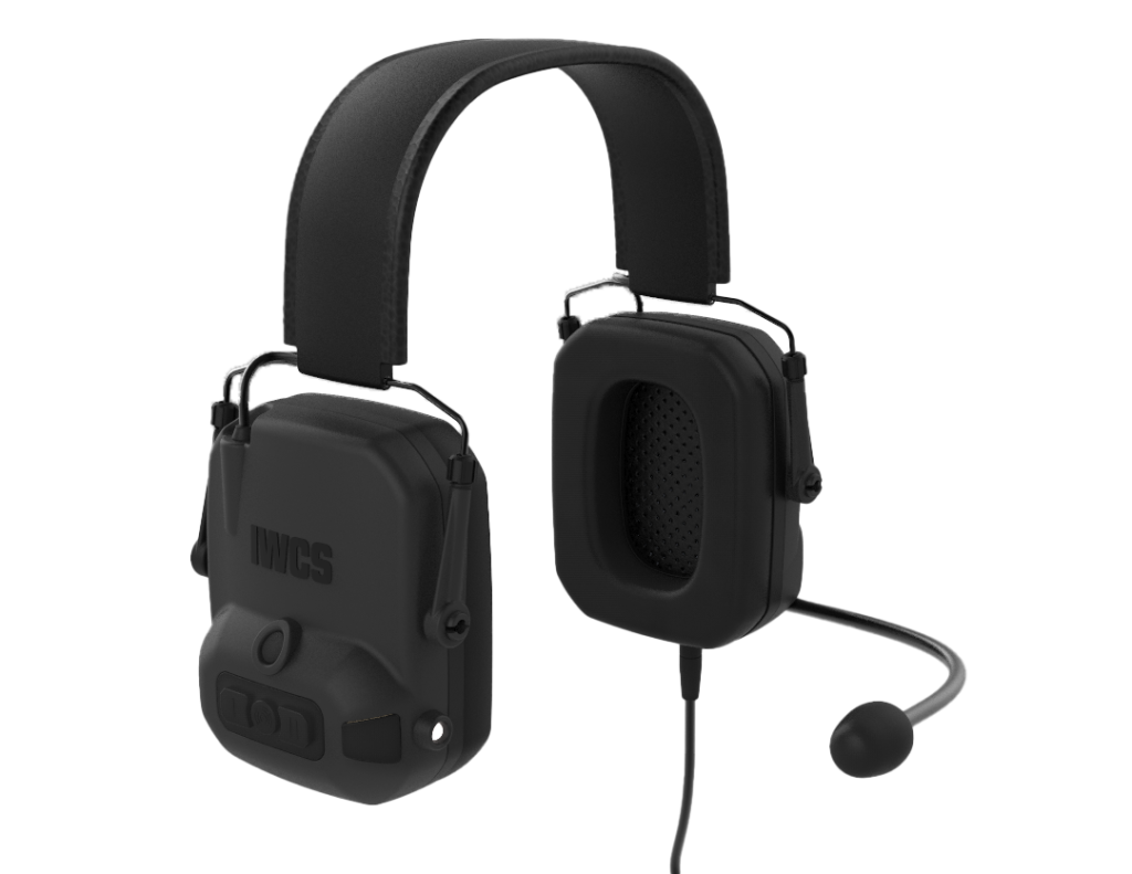 headset front wired iriComm 4.0 IWCS waterproof communication hear through situational awareness Communication can save lives