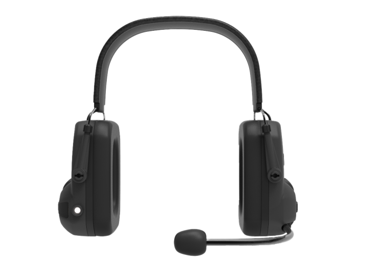 headset front wireless iriComm 4.0 IWCS waterproof communication hear through situational awareness Communication can save lives