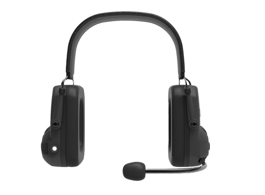 headset front iriComm 4.0 IWCS waterproof communication hear through situational awareness