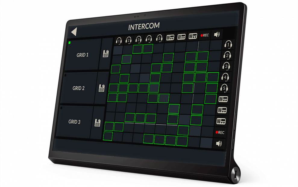 IWCS Interface for intercom systems works on multi funktional displays (MFD), Phones and tablets. Garmin Raymarine waterproof intercom communication can save lives Home Usermanual Grid settings
