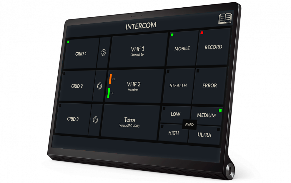 IWCS Interface for intercom systems works on multi funktional displays (MFD), Phones and tablets. Garmin Raymarine waterproof intercom communication can save lives Home Usermanual Grid settings