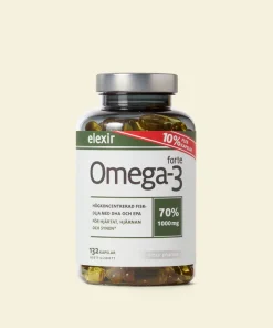 Elexir Omega-3 Forte 1000 mg 132 Capsules- Made in Sweden