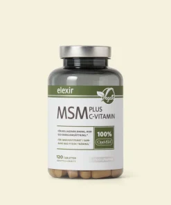 Elexir MSM  plus vitamin C 120 Tablets - Made in Sweden
