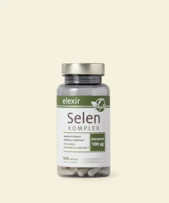 Elexir Selenium Organic Complex 100 Capsules- Made in Sweden