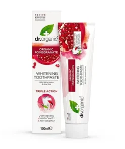 Dr Organic Toothpaste Pomegranate Fluoride 100 ml