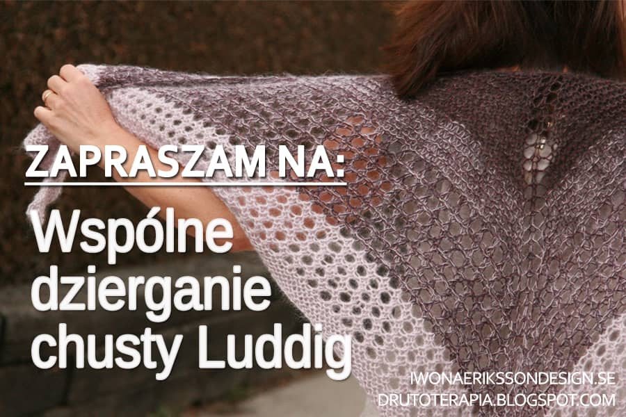 Wspólne dzierganie chusty Luddig