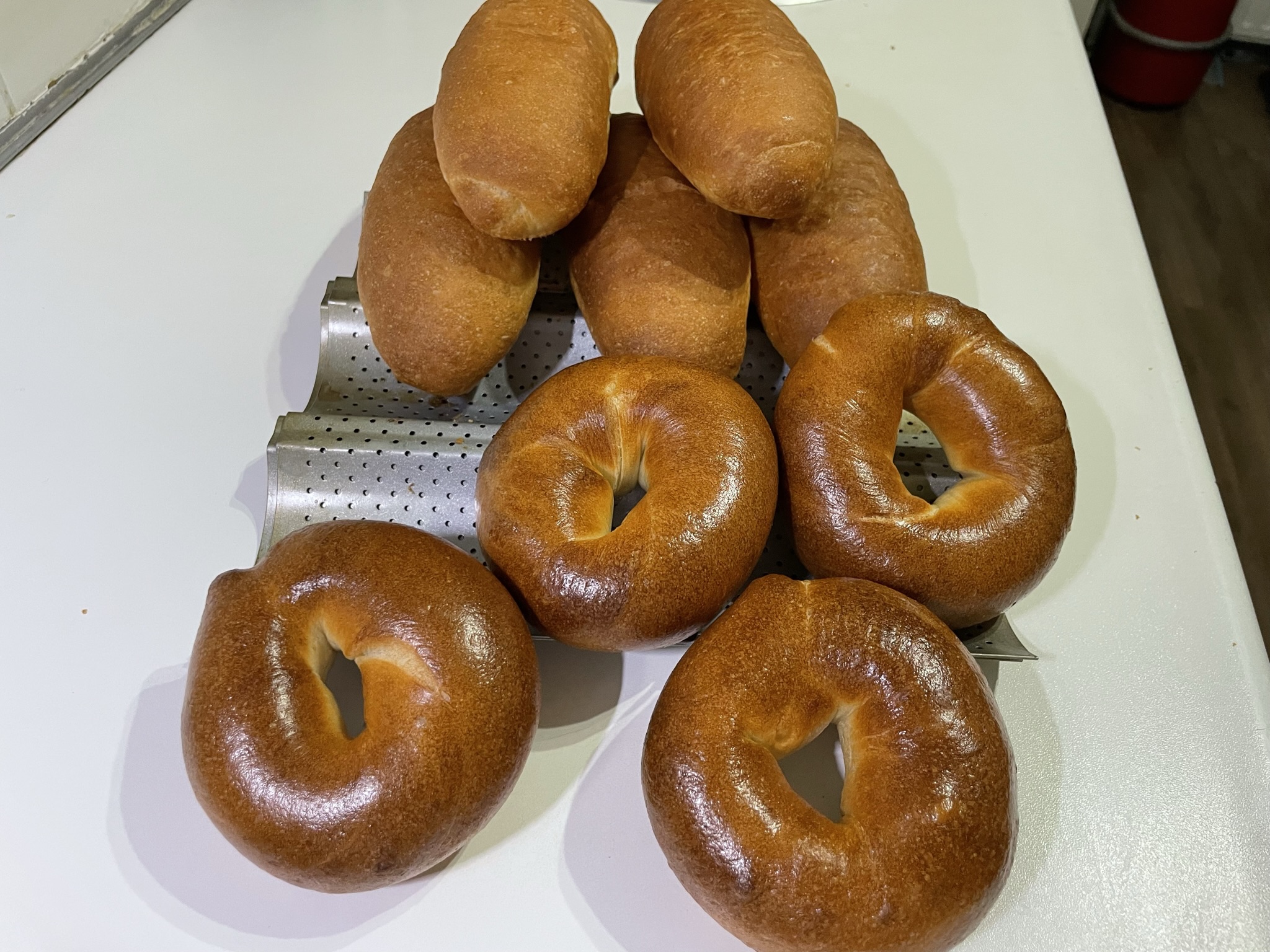 Japanese bagels just came out of the oven